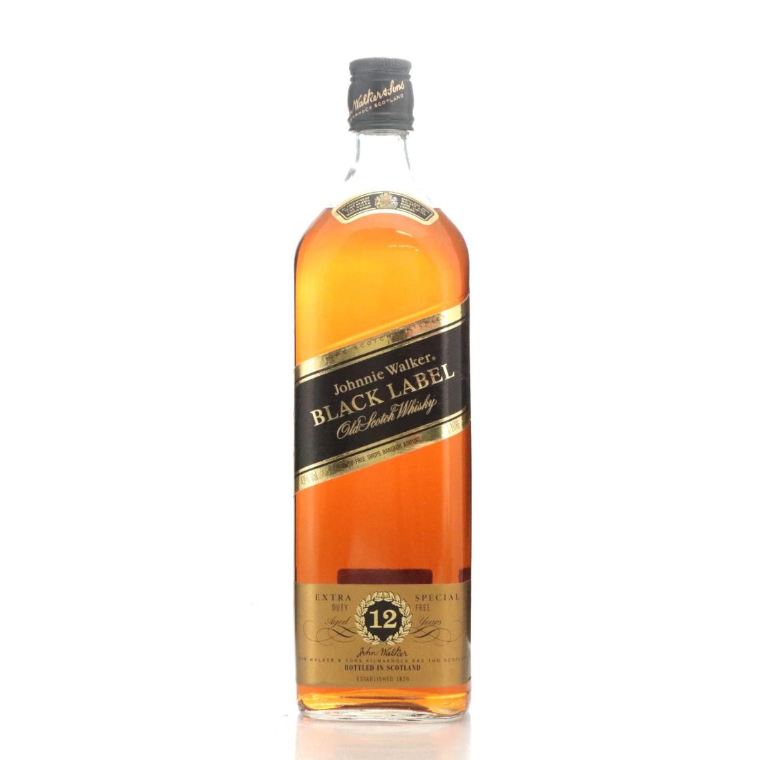Johnnie Walker Black Label 12 Extra Special Old Scotch Whisky Litre