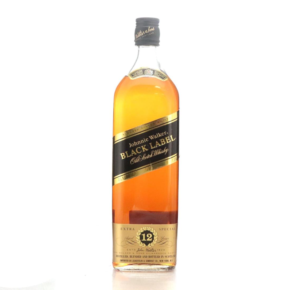 Johnnie Walker Black Label 12 Extra Special Old Scotch Whisky Litre