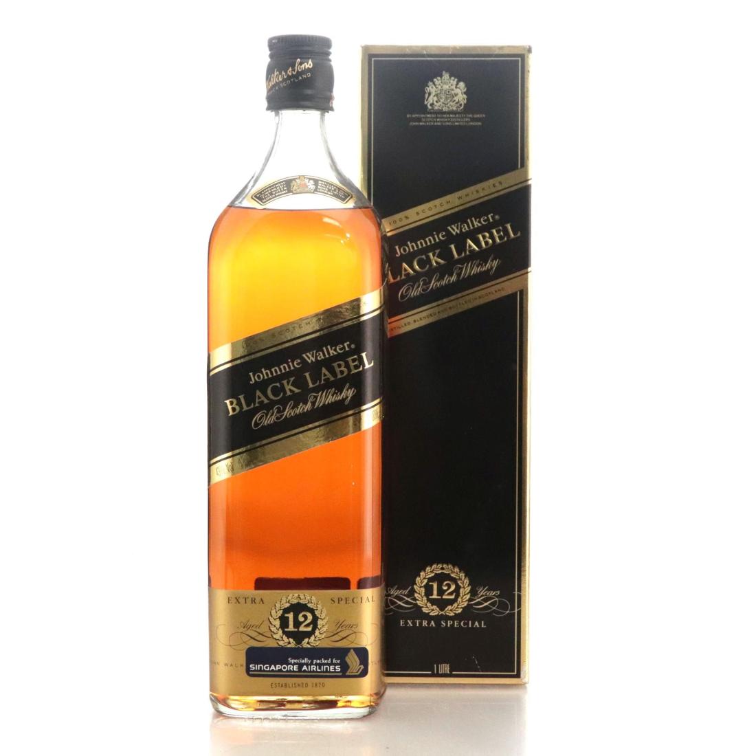 Johnnie Walker Black Label 12 Extra Special Old Scotch Whisky Litre