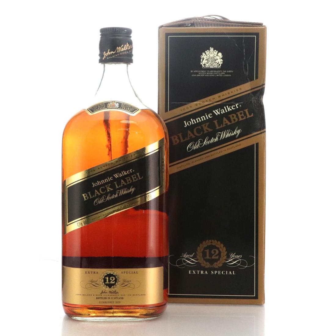 Johnnie Walker Black Label 12 Extra Special Old Scotch Whisky 2litre