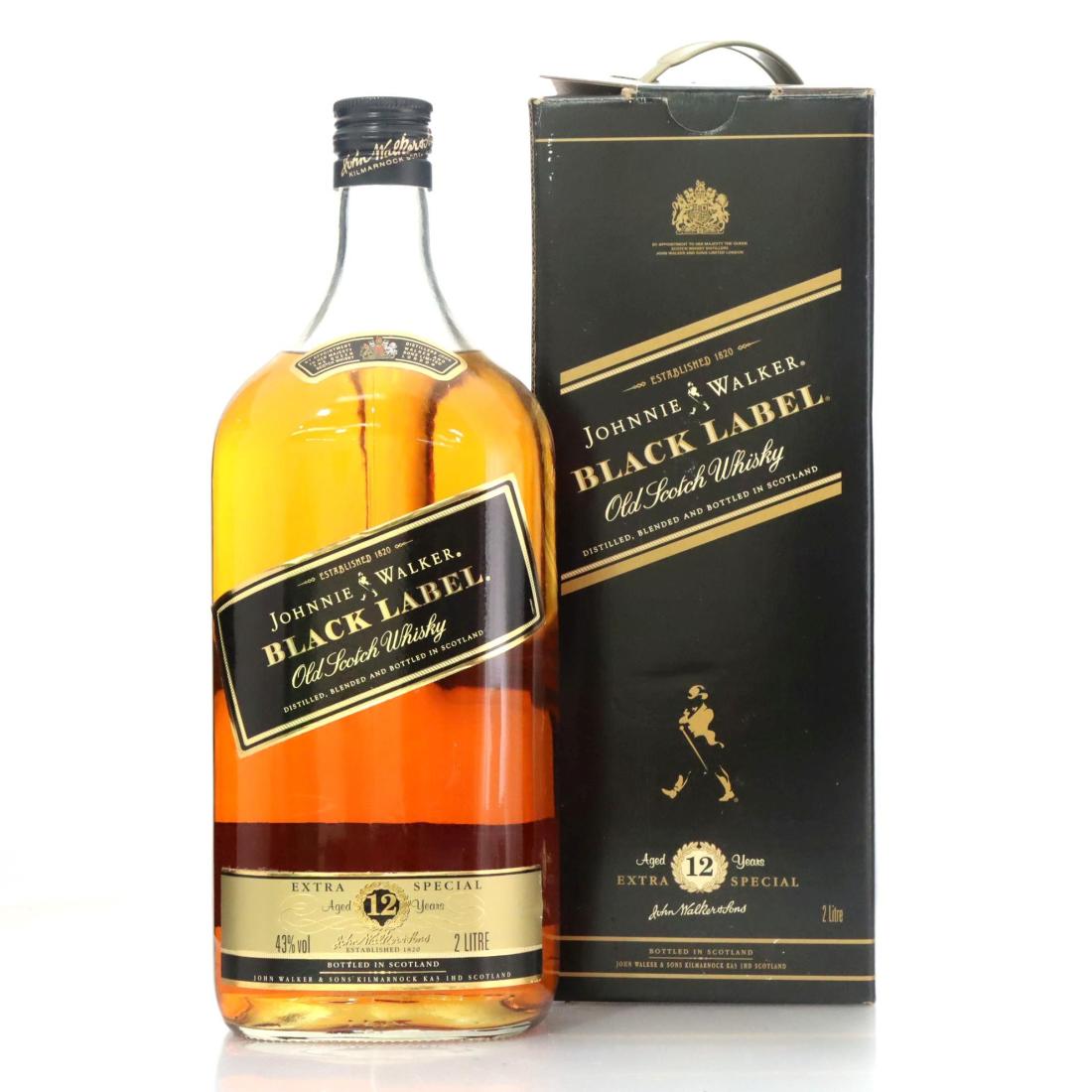Johnnie Walker Black Label 12 Extra Special Old Scotch Whisky 2litre