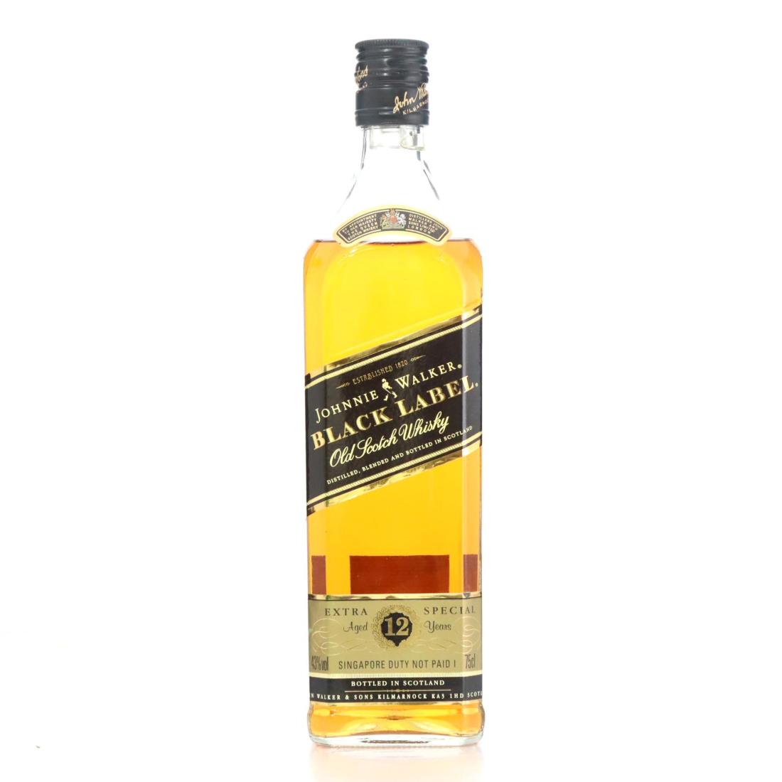 Johnnie Walker Black Label 12 Extra Special Old Scotch Whisky