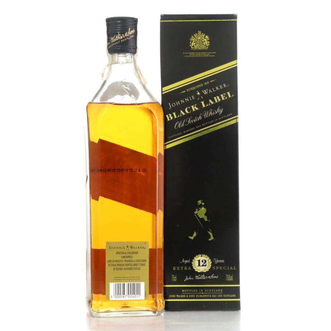 Johnnie Walker Black Label 12 Extra Special Old Scotch Whisky
