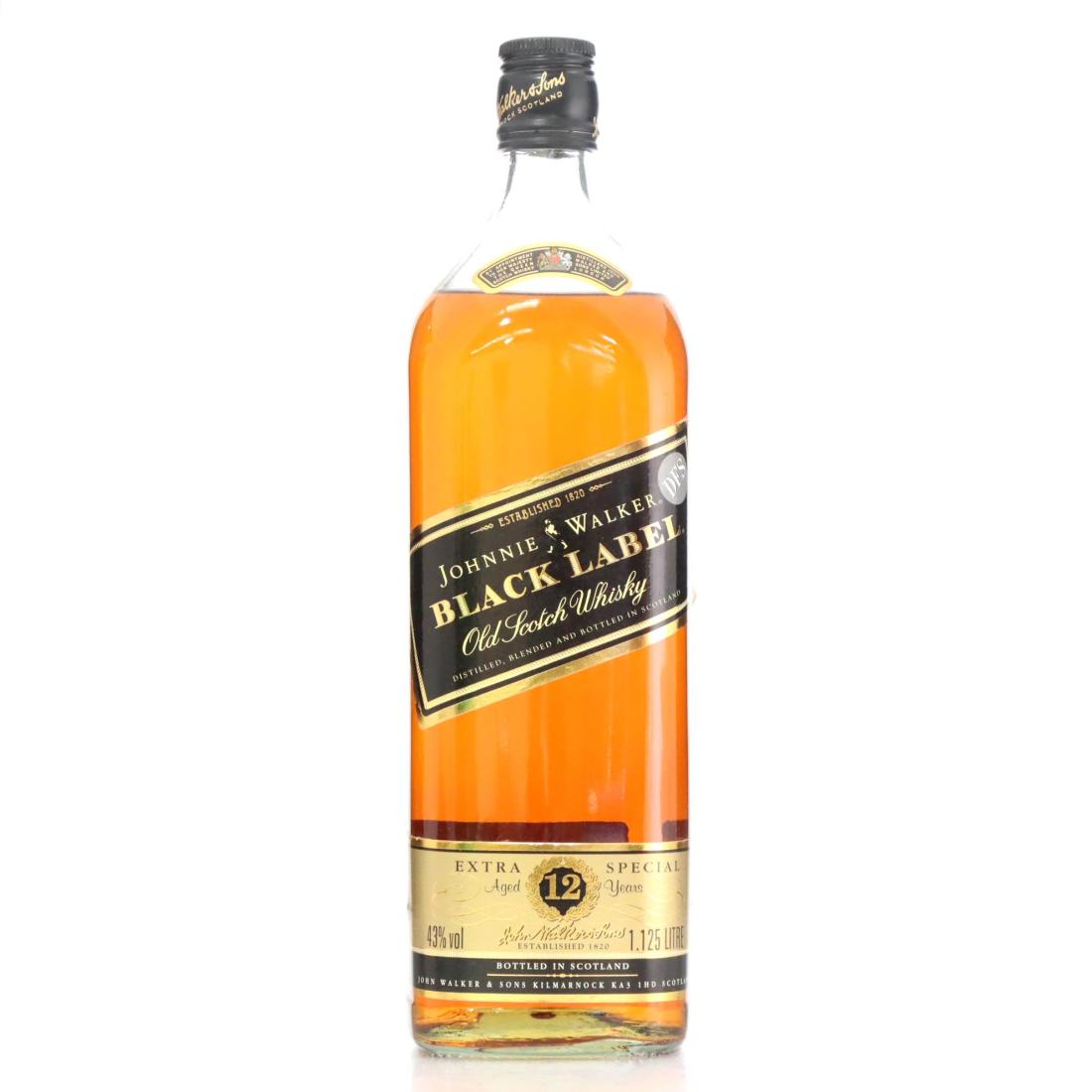 Johnnie Walker Black Label 12 Extra Special Old Scotch Whisky 1125litre