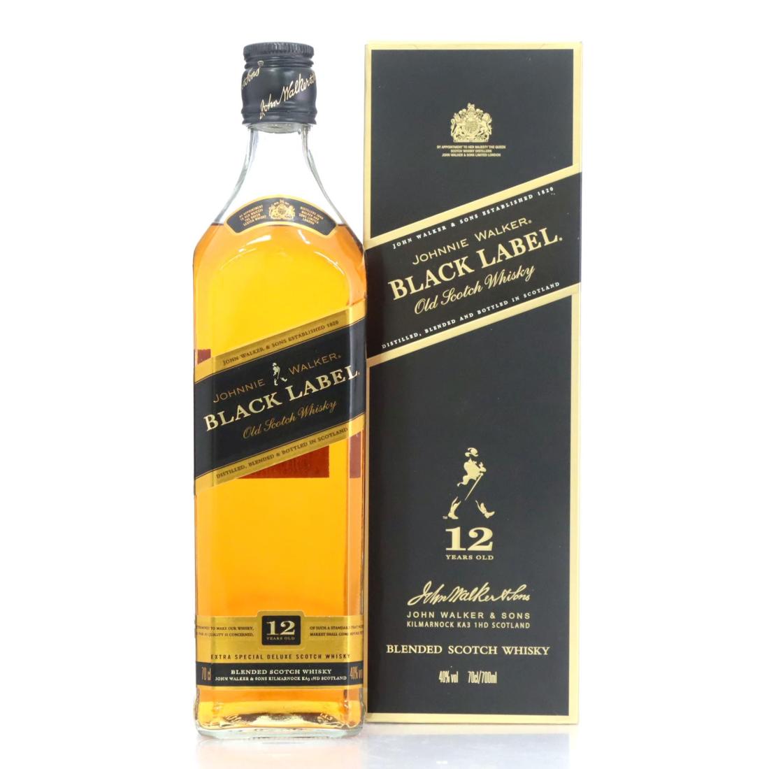 Johnnie Walker Black Label 12 Extra Special Deluxe Old Scotch Whisky