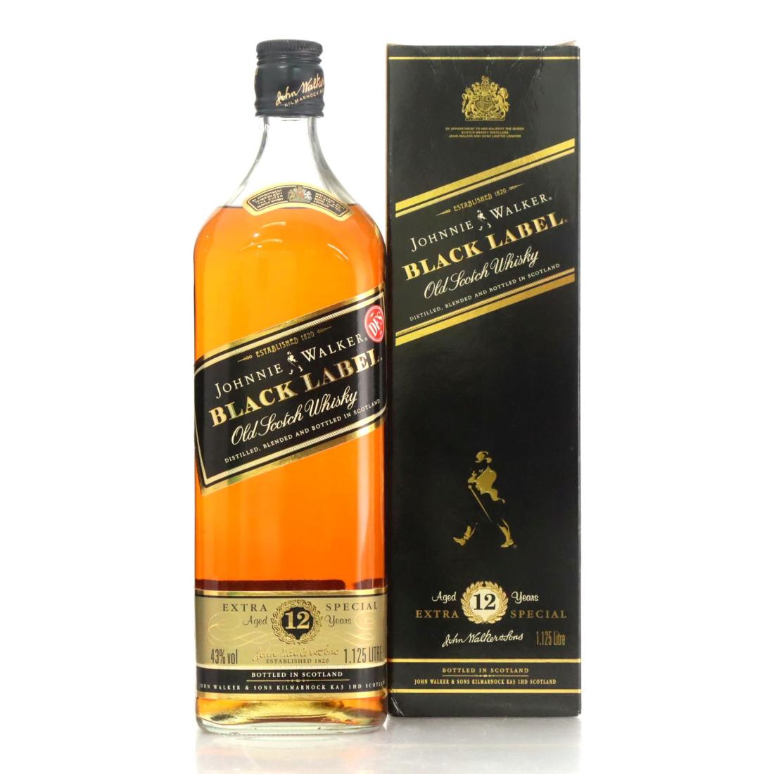 Johnnie Walker Black Label 12 Extra Special Old Scotch Whisky 1125litre