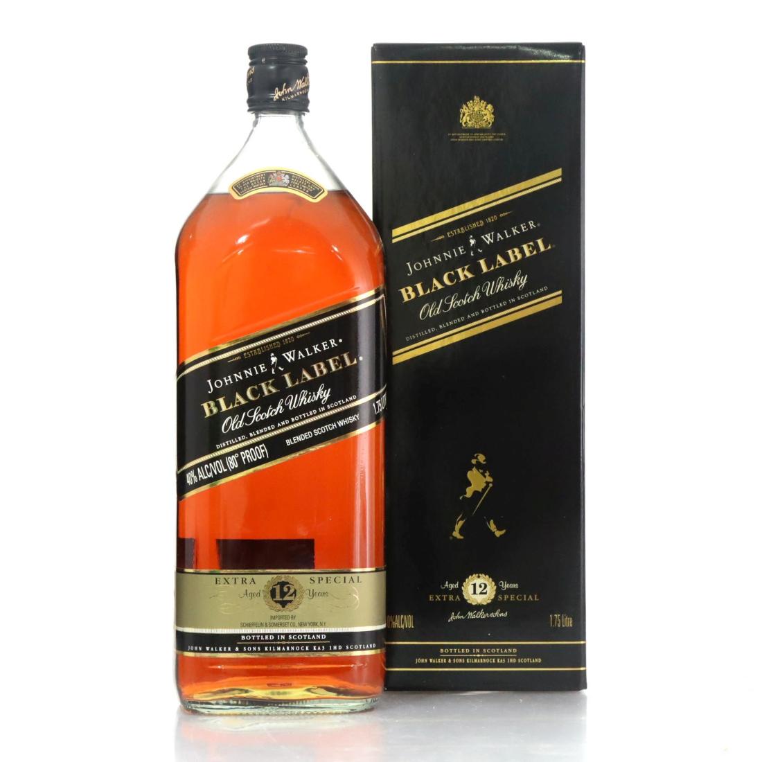 Johnnie Walker Black Label 12 Extra Special Old Scotch Whisky 175litre