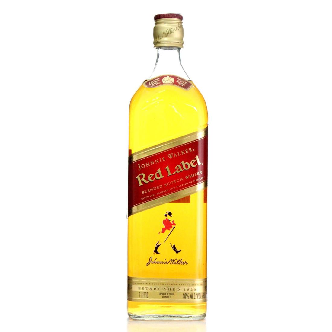Johnnie Walker Red Label Blended Scotch Whisky Litre