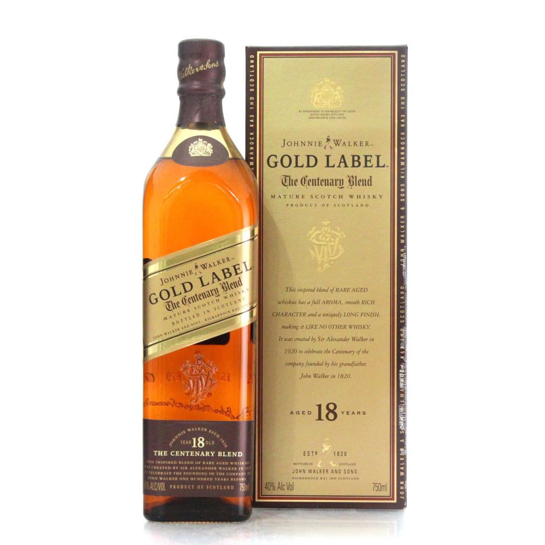Johnnie Walker Gold Label The Centenary Blend 18 Scotch Whisky