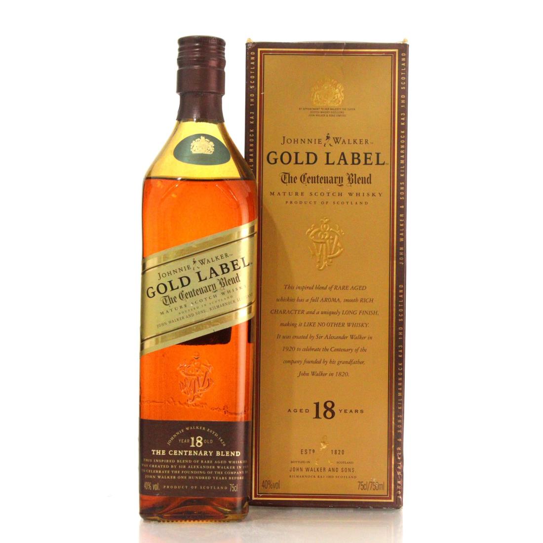 Johnnie Walker Gold Label The Centenary Blend 18 Scotch Whisky