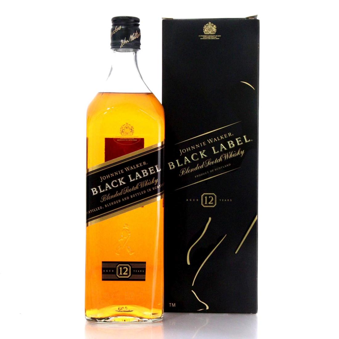 Johnnie Walker Black Label 12 Year Old, 2011, 43%, 1L whisky bottle