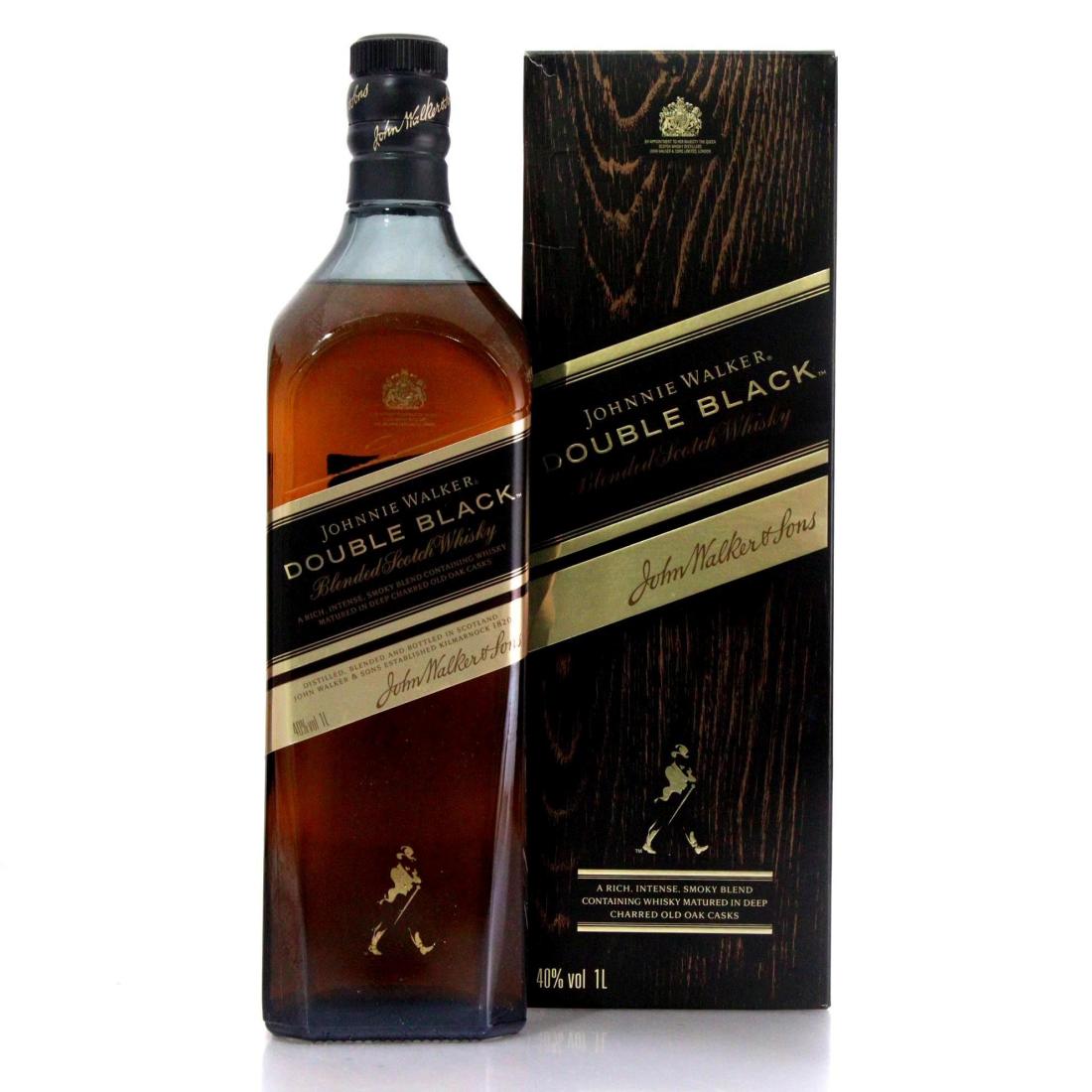 Johnnie Walker Double Black Blended Scotch Whisky Litre