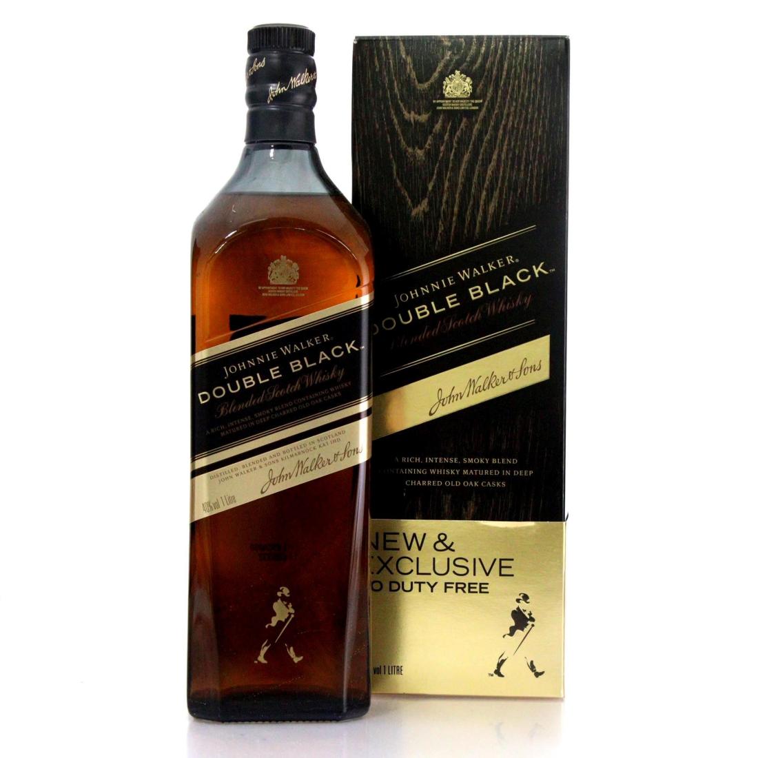 Johnnie Walker Double Black Blended Scotch Whisky Litre