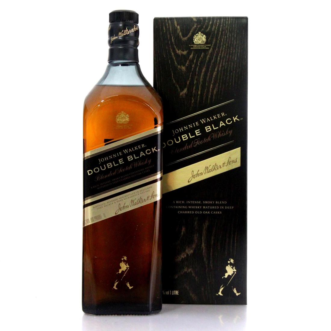 Johnnie Walker Double Black Blended Scotch Whisky Litre