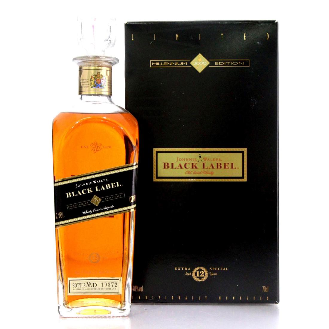 Johnnie Walker Black Label 12 Millennium Edition Old Scotch Whisky