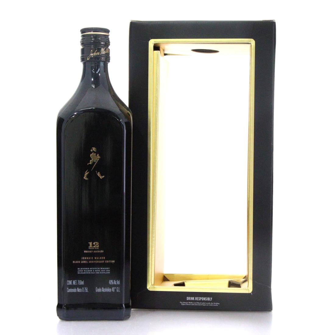 Johnnie Walker Black Label Anniversary Edition 12 Blended Scotch Whisky 100 Years Of The Striding Man