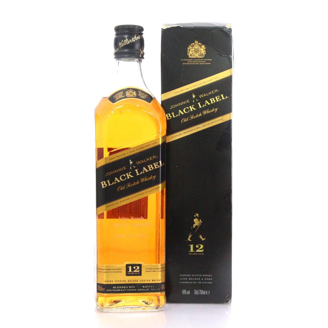 Johnnie Walker Black Label 12 Year Old, 2008, 40% whisky bottle