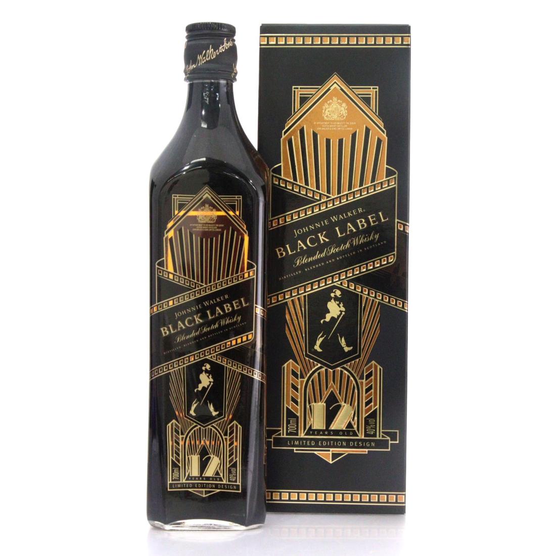 Johnnie Walker Black Label 12 Limited Edition Design Blended Scotch Whisky In Celebration Of A Golden Age