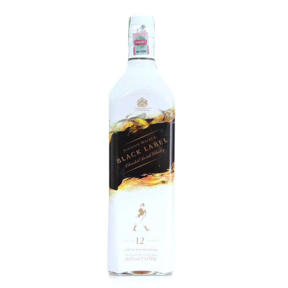 Johnnie Walker Black Label 12 Limited Edition Design Blended Scotch Whisky Mattia Biagi Litre