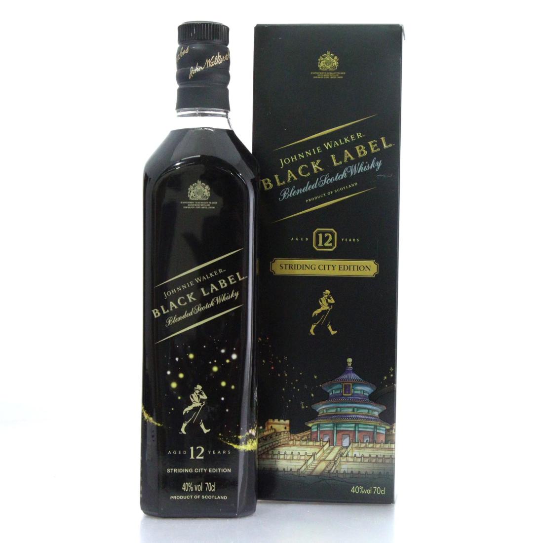 Johnnie Walker Black Label 12 Striding City Edition Blended Scotch Whisky