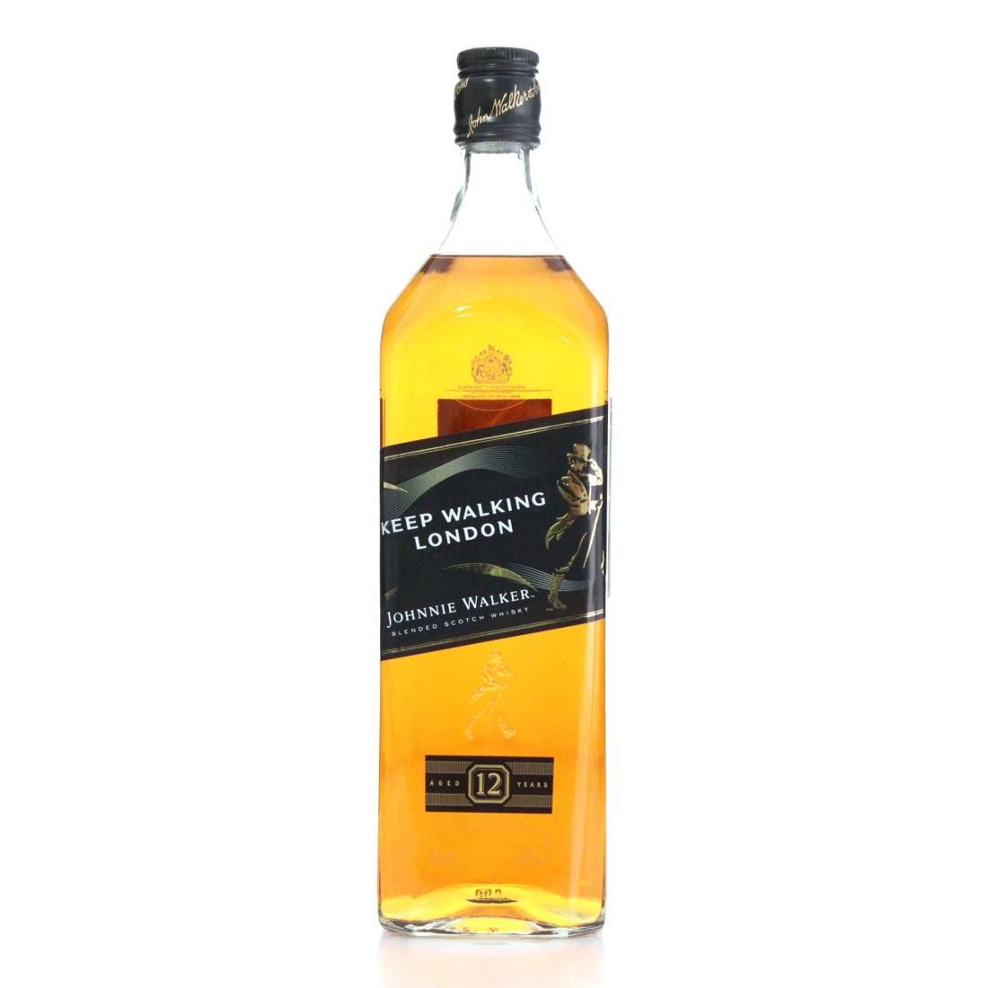 Johnnie Walker Black Label 12 Keep Walking London Blended Scotch Whisky Litre