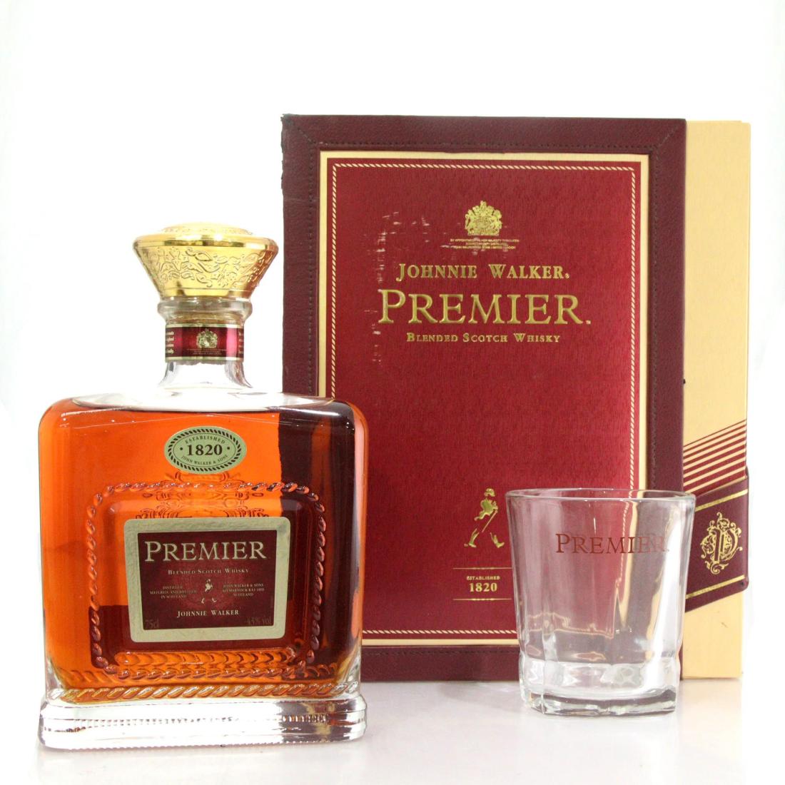 Johnnie Walker Premier Blended Scotch Whisky Glass Gift Pack