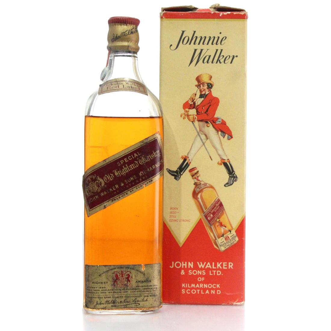 Johnnie Walker Red Label Special Old Highland Whisky