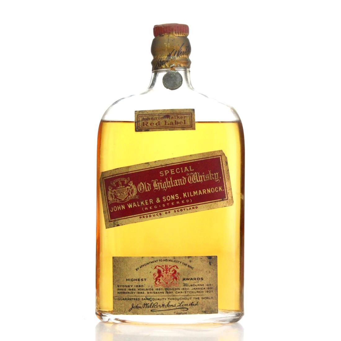 Johnnie Walker Red Label Special Old Highland Whisky
