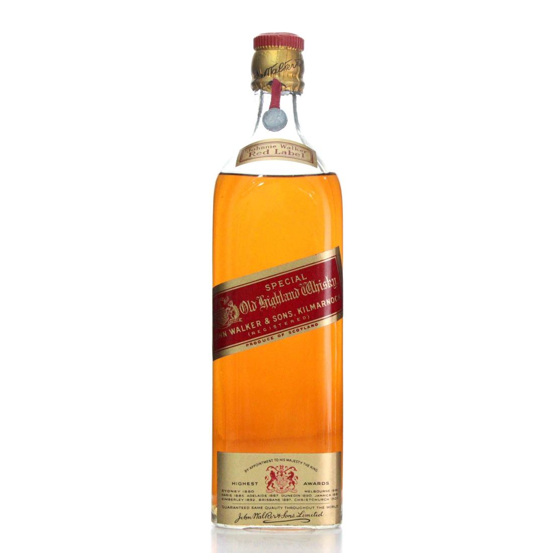 Johnnie Walker Red Label Special Old Highland Whisky