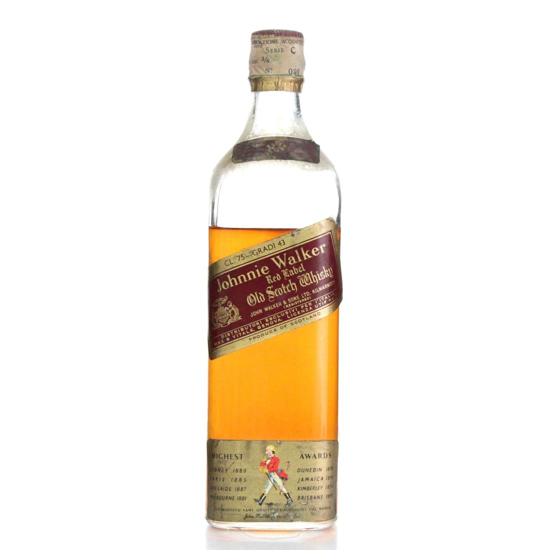 Johnnie Walker Red Label Old Scotch Whisky