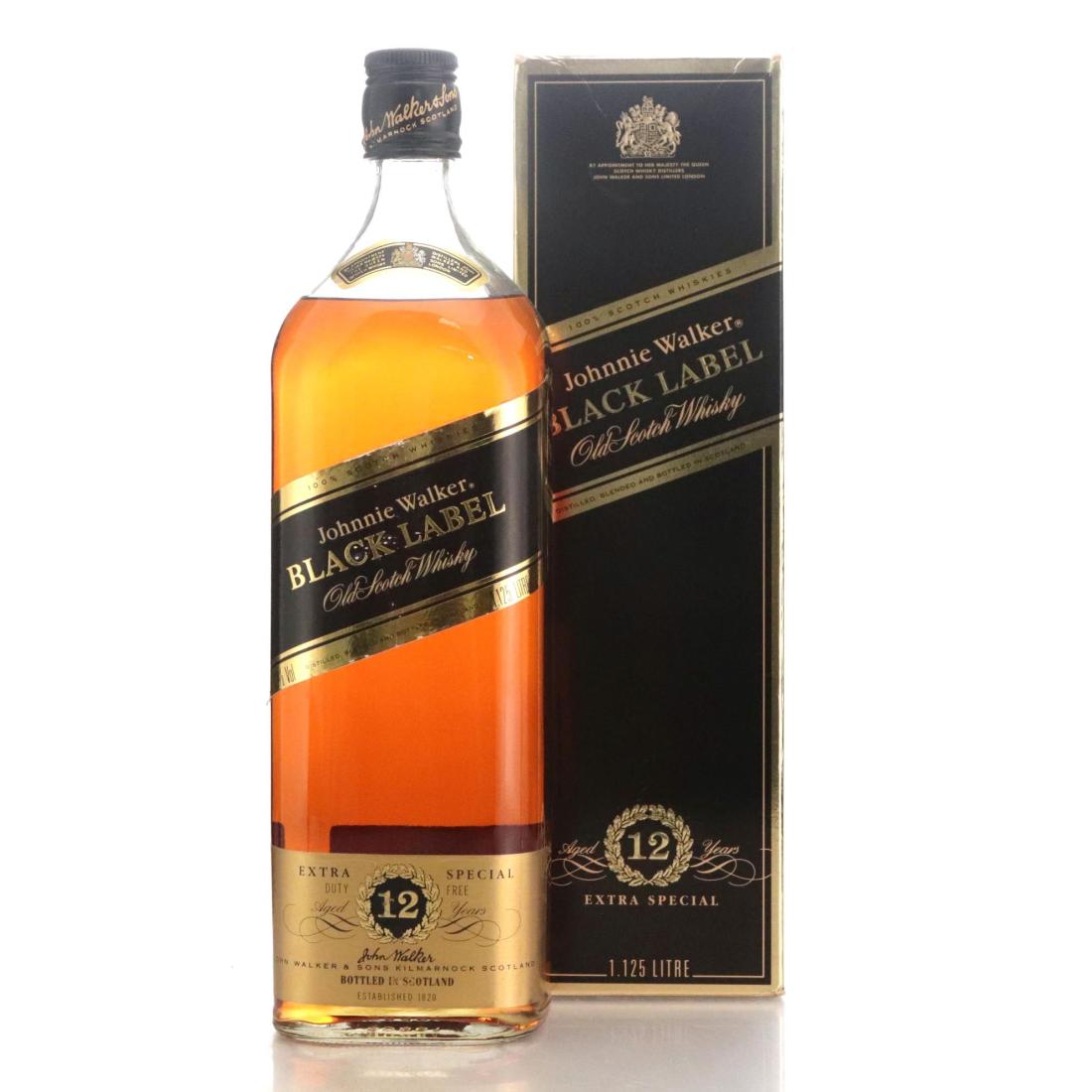 Johnnie Walker Black Label 12 Extra Special Old Scotch Whisky 1125litre