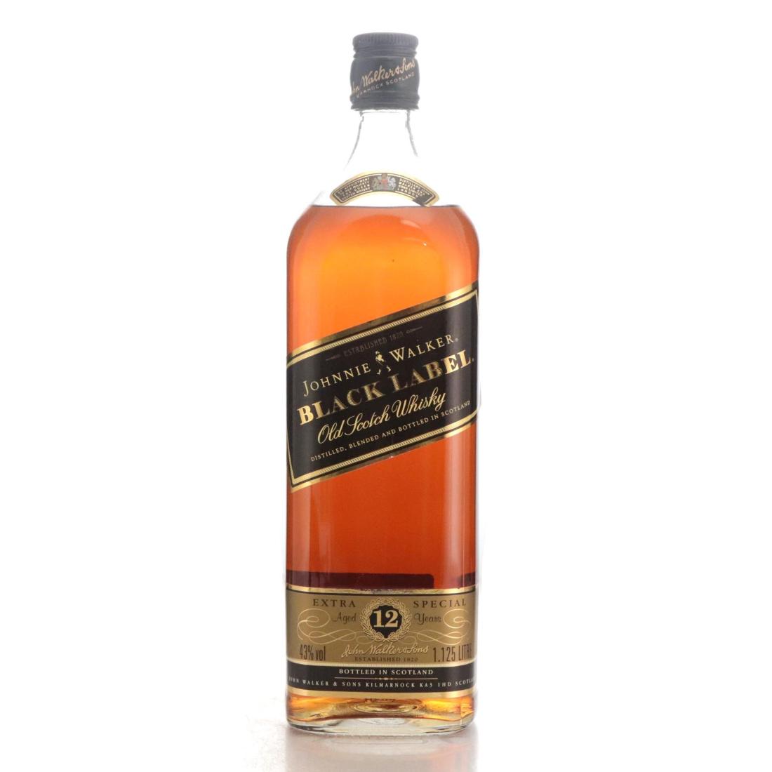 Johnnie Walker Black Label 12 Extra Special Old Scotch Whisky 1125litre