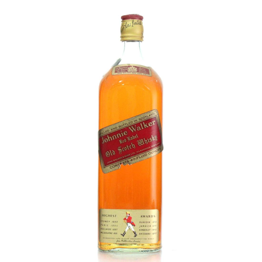 Johnnie Walker Red Label Old Scotch Whisky 40oz