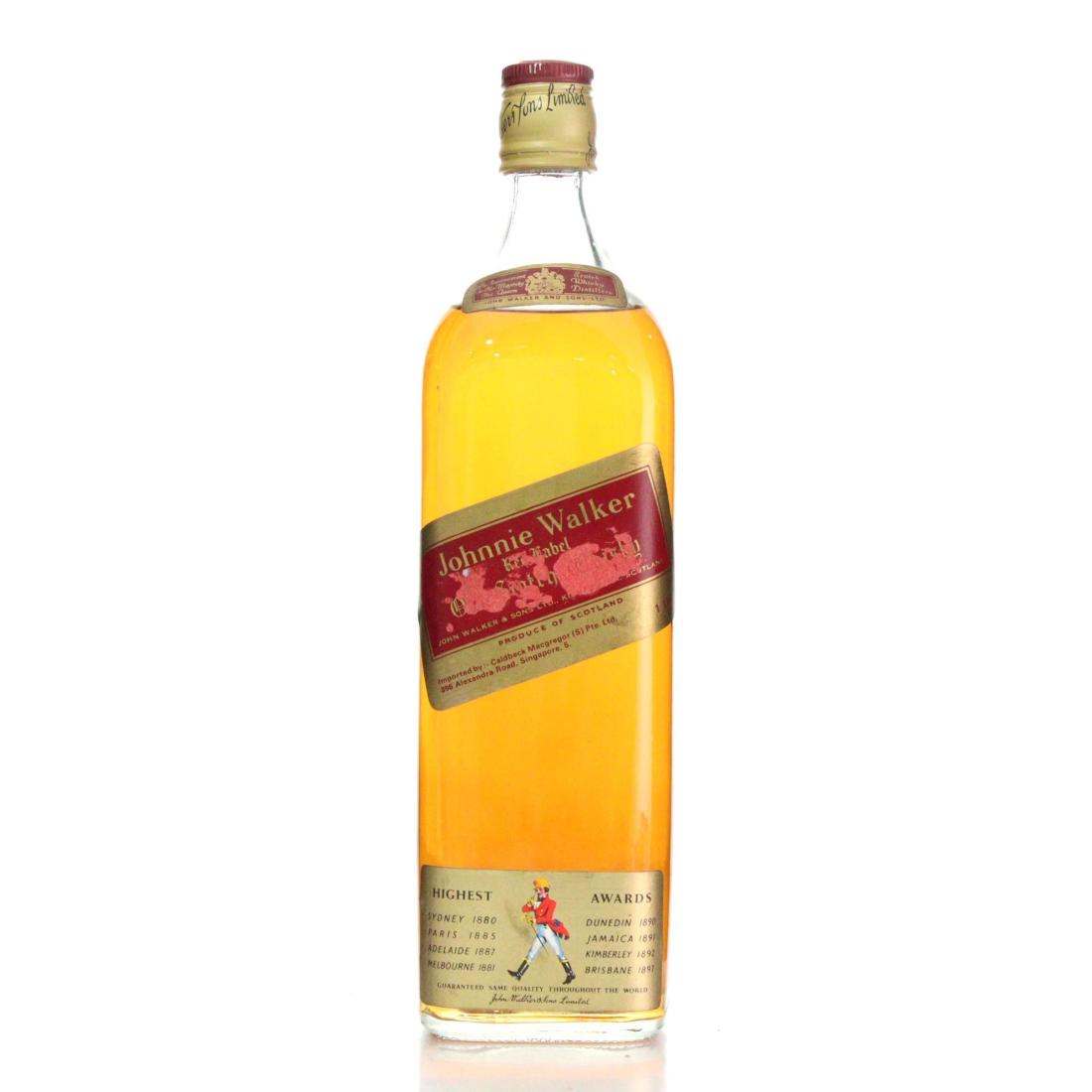 Johnnie Walker Red Label Old Scotch Whisky Litre