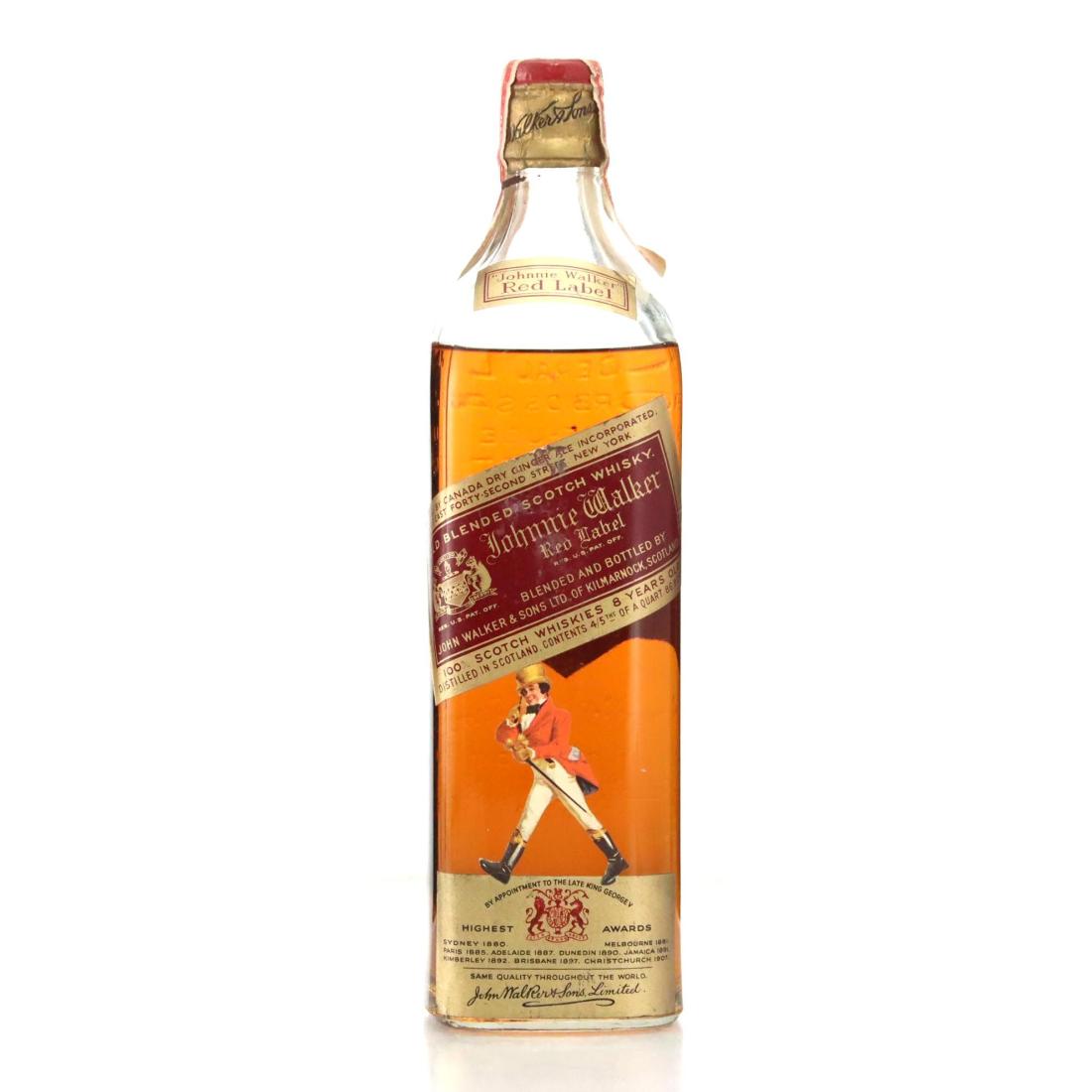 Johnnie Walker Red Label 8 Blended Scotch Whisky
