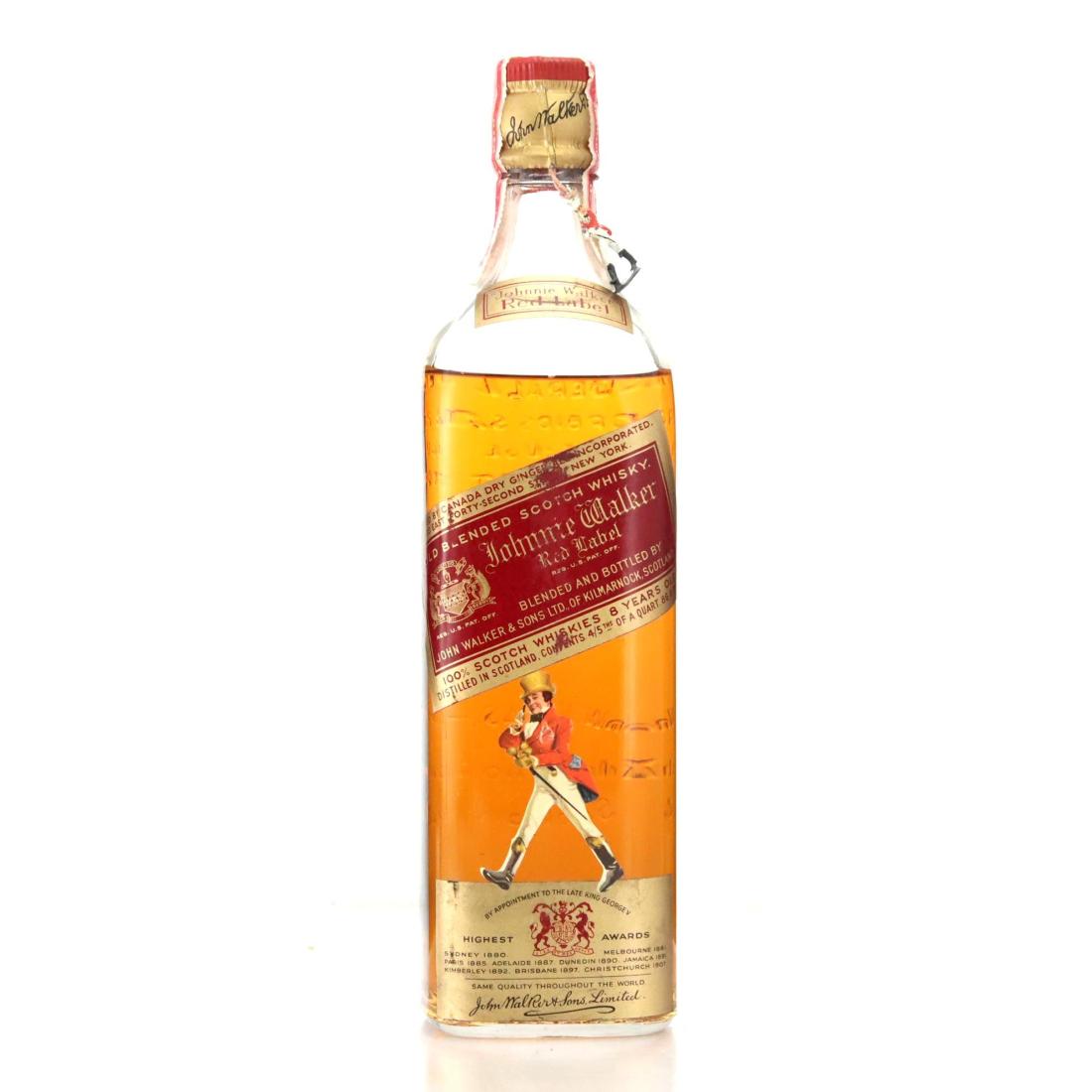Johnnie Walker Red Label 8 Blended Scotch Whisky