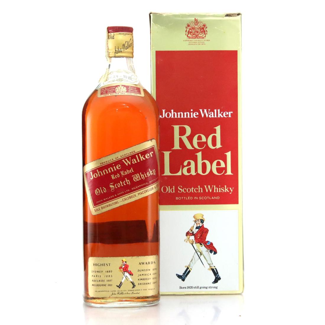 Johnnie Walker Red Label Old Scotch Whisky 1136litre