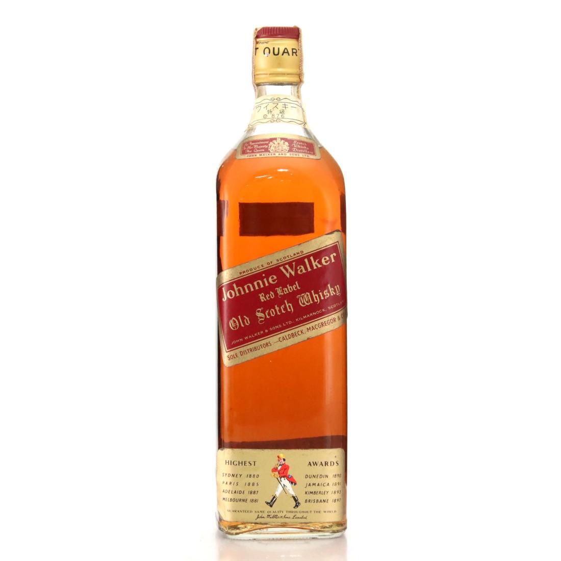 Johnnie Walker Red Label Old Scotch Whisky Quart