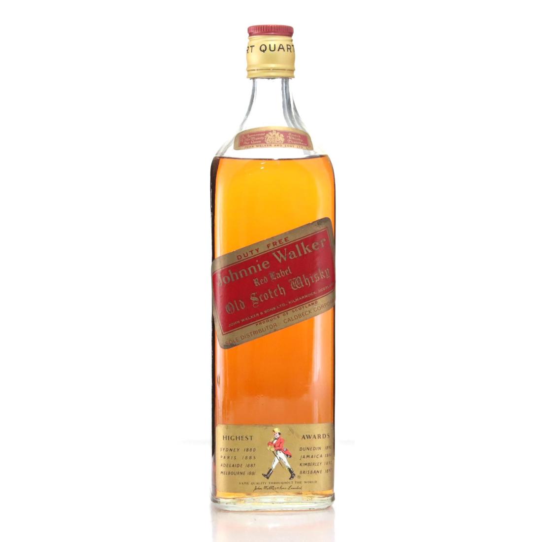 Johnnie Walker Red Label Old Scotch Whisky Quart