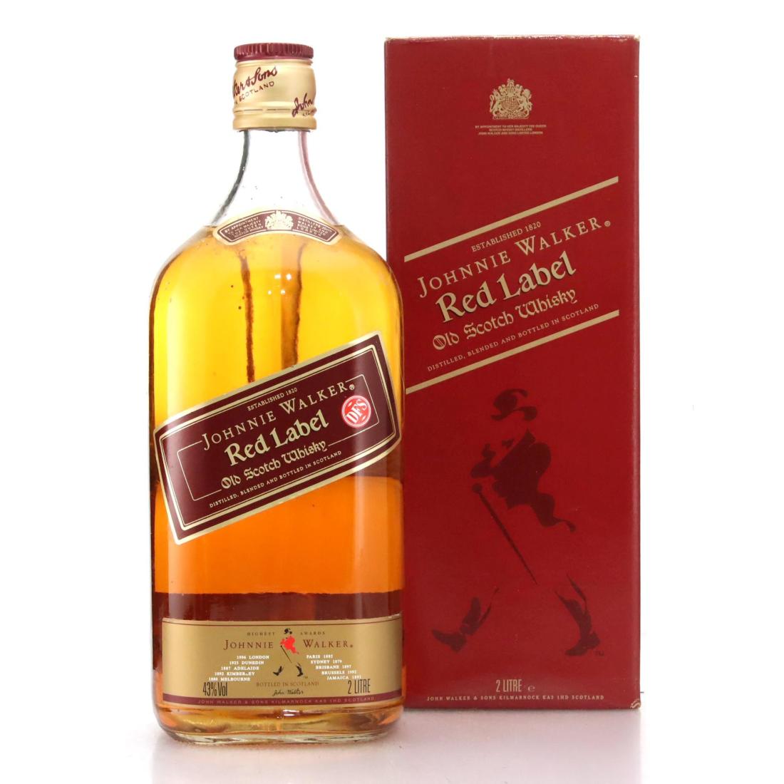 Johnnie Walker Red Label Old Scotch Whisky 2litre