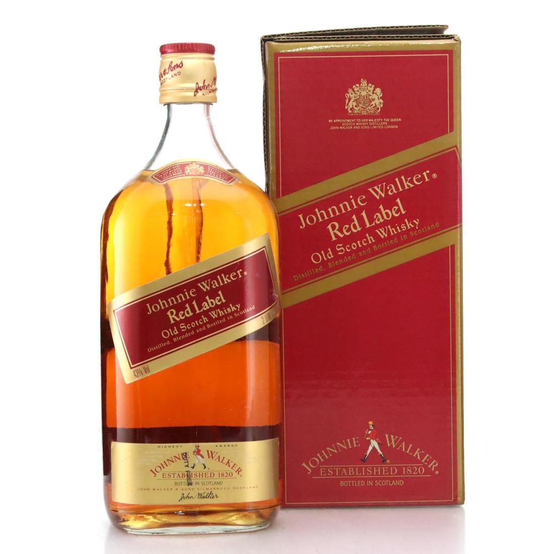 Johnnie Walker Red Label Old Scotch Whisky 2litre
