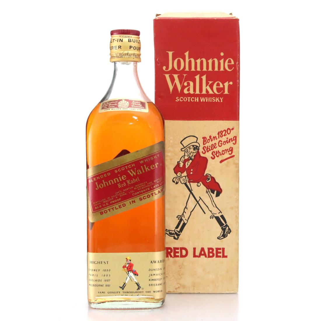 Johnnie Walker Red Label Blended Scotch Whisky 1875litre