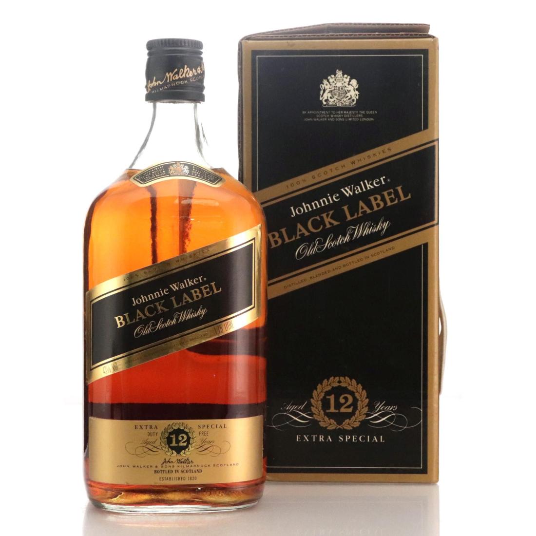 Johnnie Walker Black Label 12 Extra Special Old Scotch Whisky 175litre