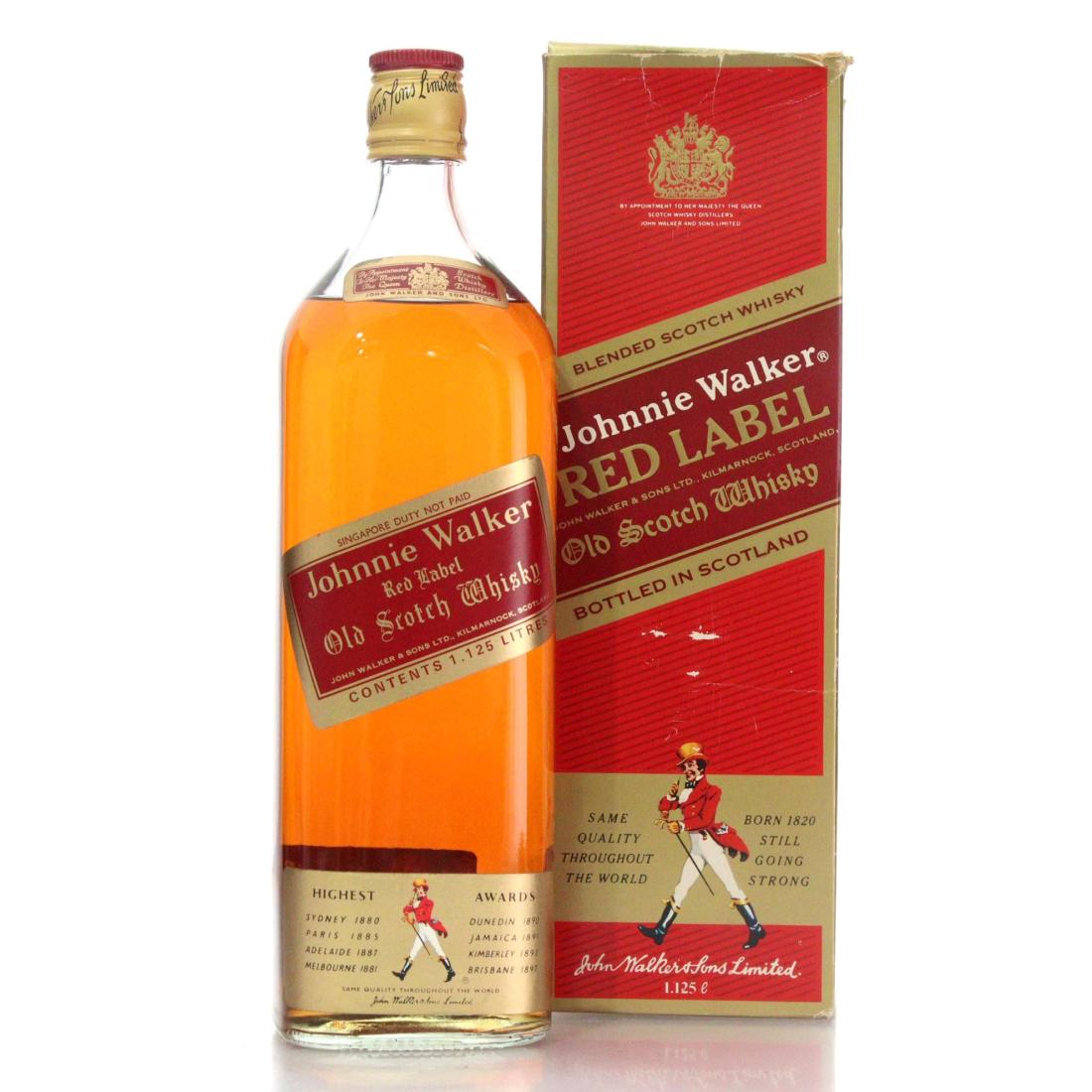Johnnie Walker Red Label Old Scotch Whisky 1125litre