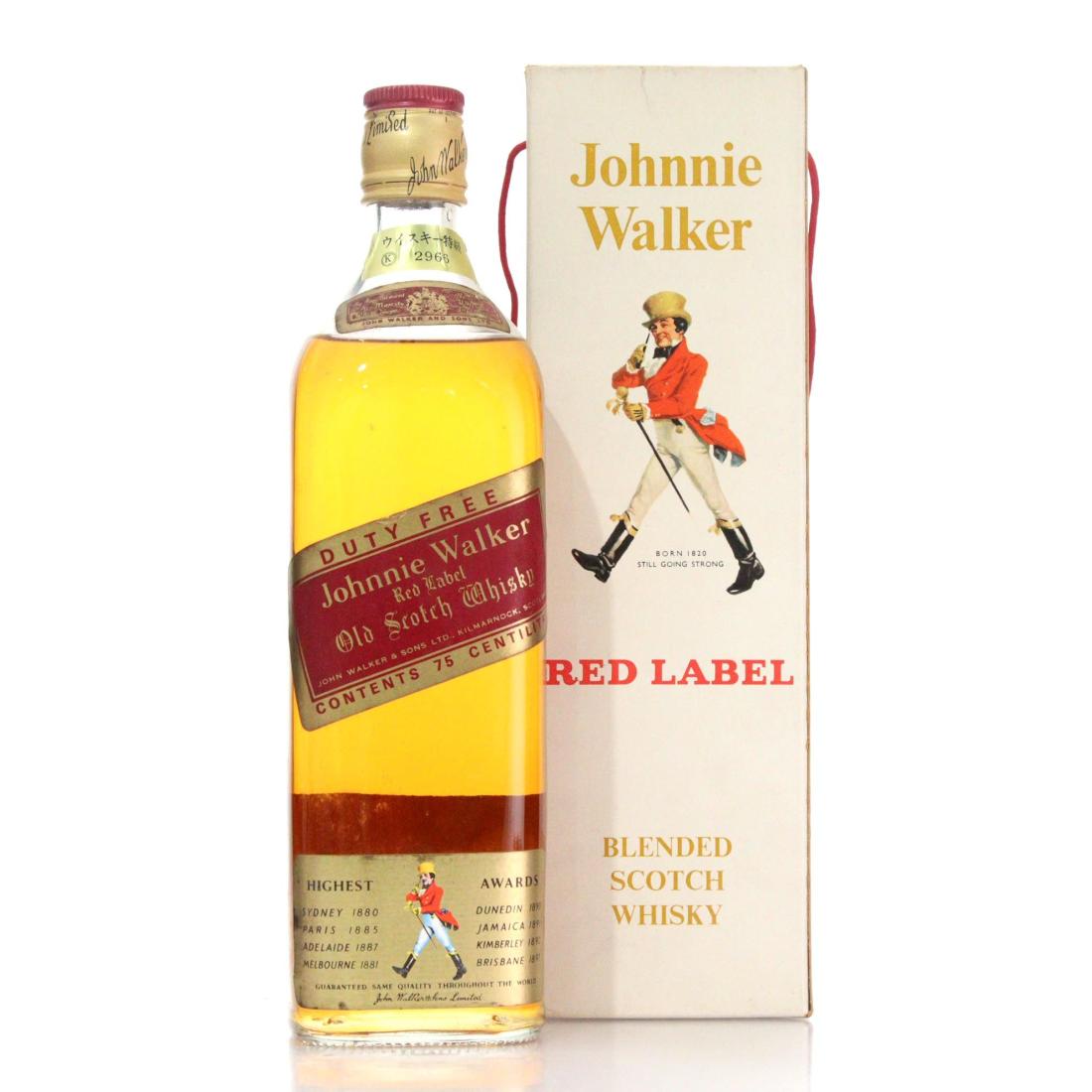 Johnnie Walker Red Label Old Scotch Whisky