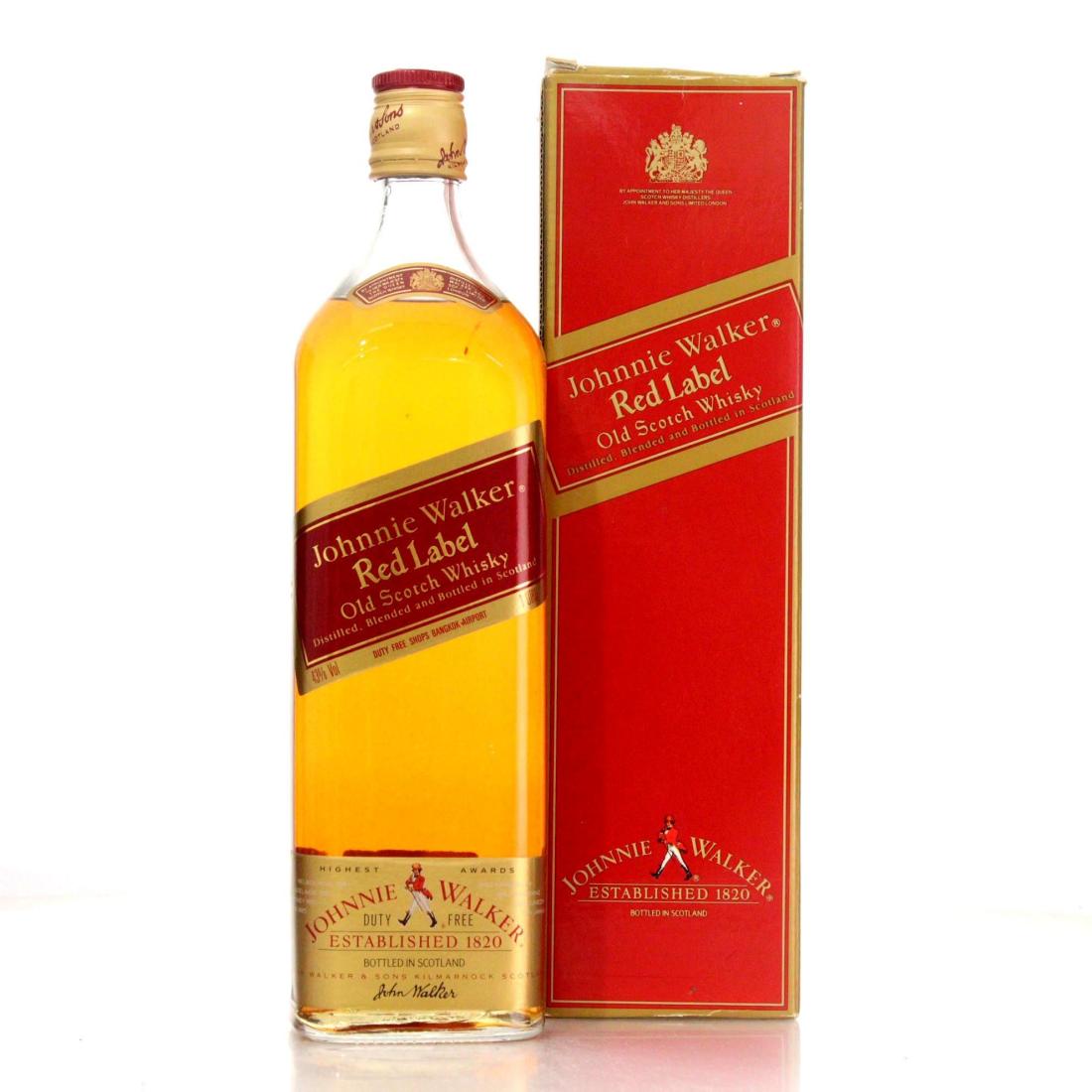Johnnie Walker Red Label Old Scotch Whisky Litre