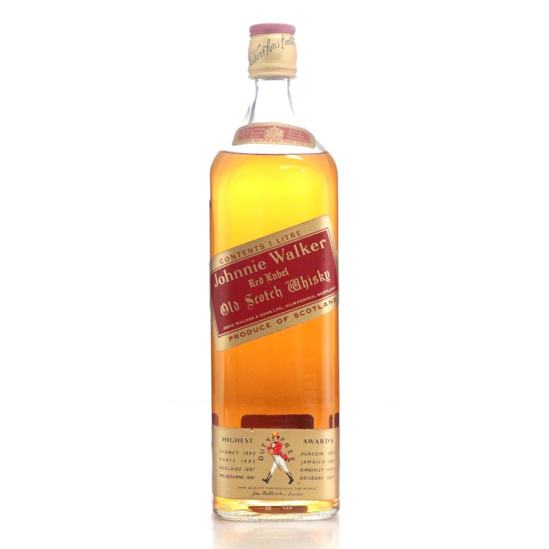 Johnnie Walker Red Label Old Scotch Whisky Litre