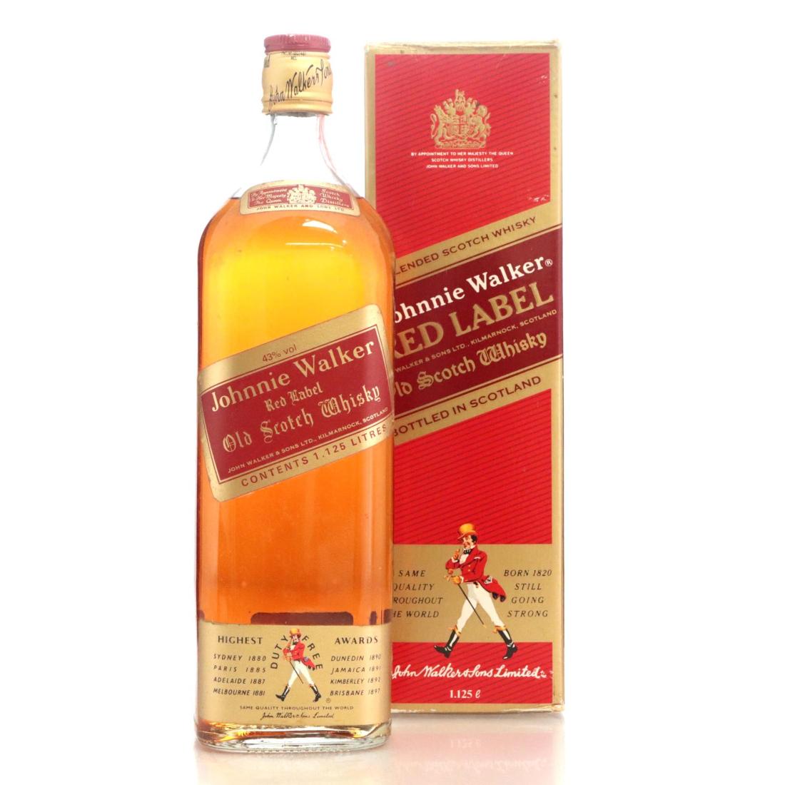 Johnnie Walker Red Label Old Scotch Whisky 1125litre