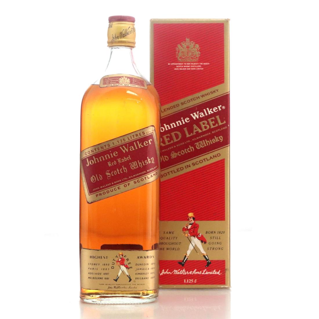 Johnnie Walker Red Label Old Scotch Whisky 1125litre