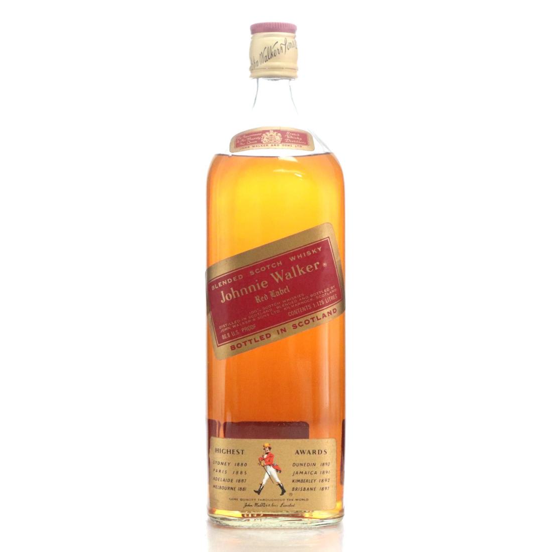 Johnnie Walker Red Label Blended Scotch Whisky 1125litre